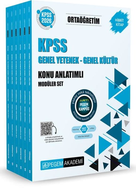 2026 KPSS Ortaöğretim Konu Anlatımlı Modüler Se...