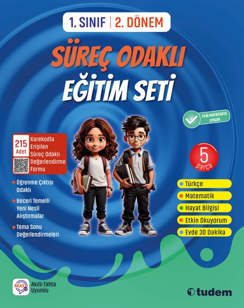 1. Sınıf 2. Dönem 5 Parça Süreç Odaklı Eğitim Seti