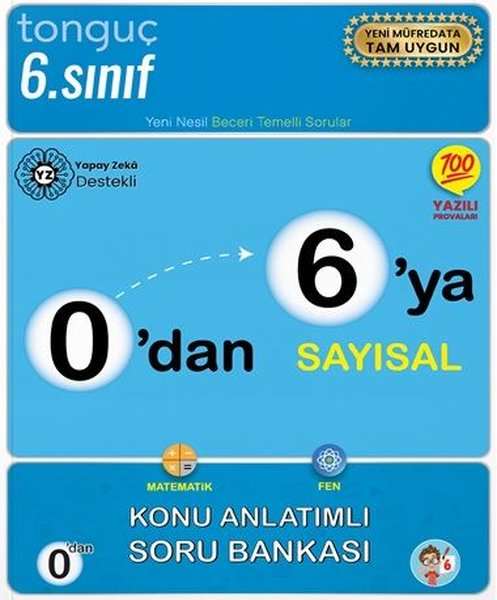 0'dan 6'ya Sayısal Konu Anlatımlı Soru Bankası