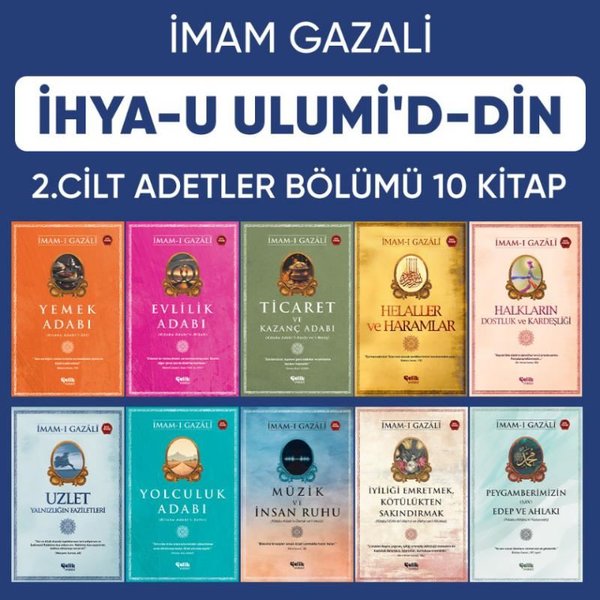 İhya-u Ulumiddin 2. Cilt Adetler Bölümü Serisi ...