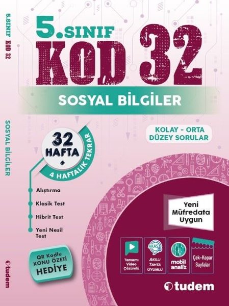 5. Sınıf Sosyal Bilgiler Kod 32