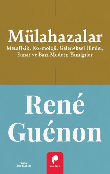 Mülahazalar: Metafizik Kozmoloji Geleneksel İli...