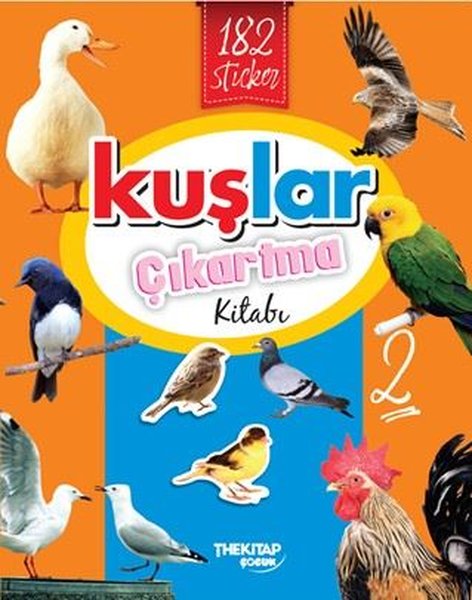 Kuşlar Çıkartma Kitabı 2 - 182 Sticker