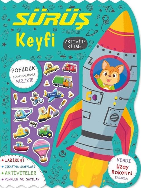 Sürüş Keyfi - Çıkartmalı Aktivite Kitabı