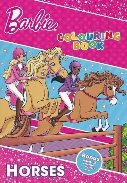 Barbie Horses Colouring Book