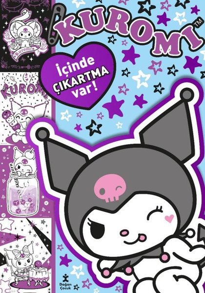 Kuromi - En Sevdiğim Boyama Kitabı - Çıkartmalı