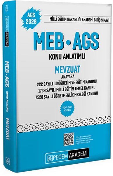 2026 MEB - AGS Konu Anlatımlı Mevzuat