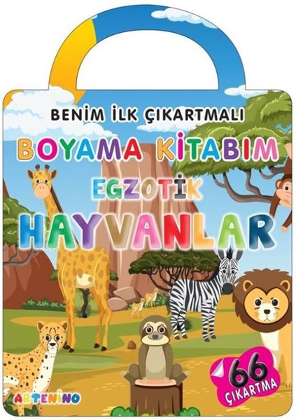 Benim İlk Çıkartmalı Boyama Kitabım - Egzotik H...