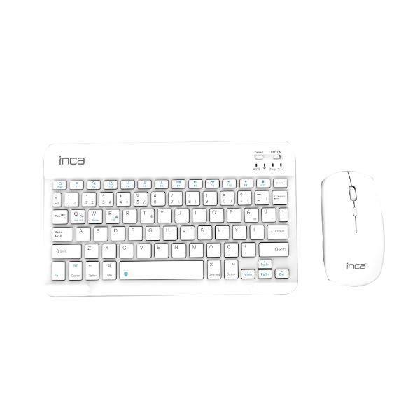 Inca IBK-562B Bluetooth Klavye & Mouse Set Beyaz