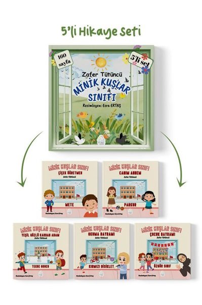 Minik Kuşlar Serisi Seti - 5 Kitap Takım