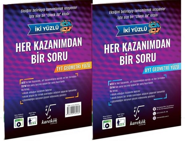 Her Kazanımdan Bir Soru TYT - AYT Geometri Soru...