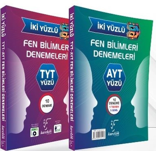 İki Yüzlü TYT - AYT Fen Bilimleri Denemeleri