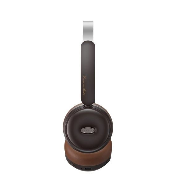 Havit H616BT Retro Kulaküstü Bluetooth Kulaklık Çift Cihaz Bağlantı Ultra Hafif Tasarım – Kahverengi