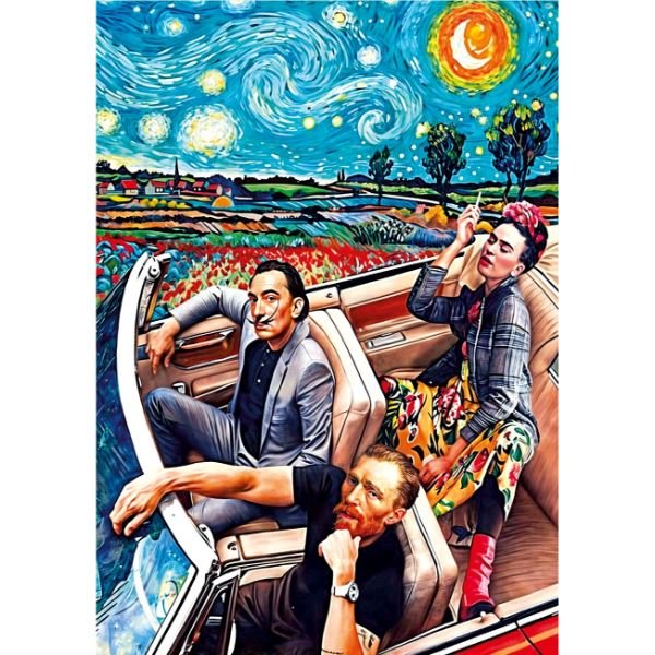 Ks Games Puzzle 1000 Parça Starry Night of Art | D&R