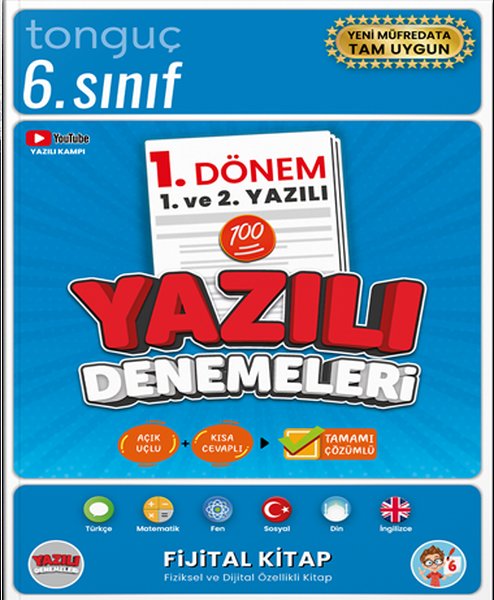 6. Sınıf Yazılı Denemeleri 1.Dönem 1 ve 2. Yazılı