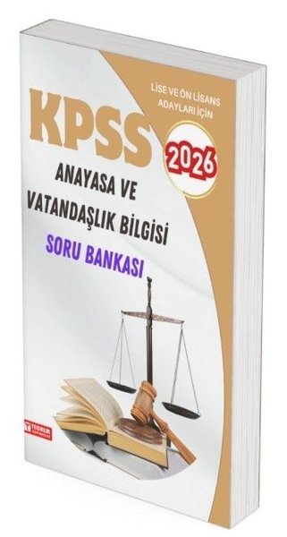 2026 KPSS Lise - Önlisans Anayasa ve Vatandaşlı...