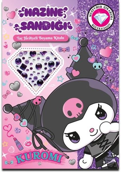 Kuromi - Hazine Sandığı - Taç Hediyeli Boyama K...