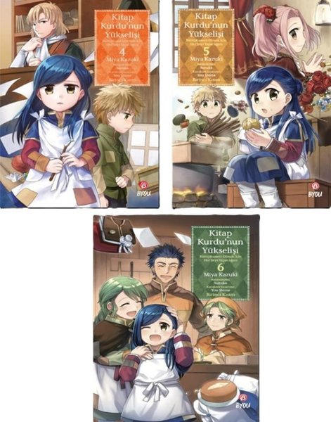 Kitap Kurdu'nun Yükselişi 4 - 5 - 6 Seti - 3 Ki...