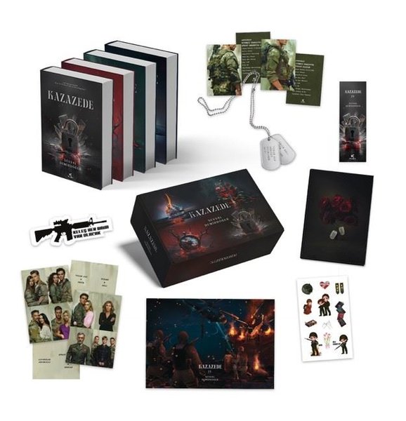 Kazazede Seti - 4 Kitap Takım - Kutulu