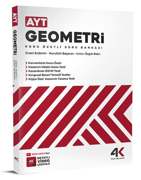 AYT Geometri Konu Özetli Soru Bankası