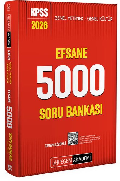 2026 KPSS Genel Yetenek Genel Kültür Efsane 500...
