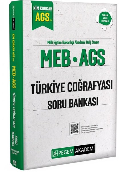 MEB AGS Kim Korkar Türkiye Coğrafyası Soru Bank...