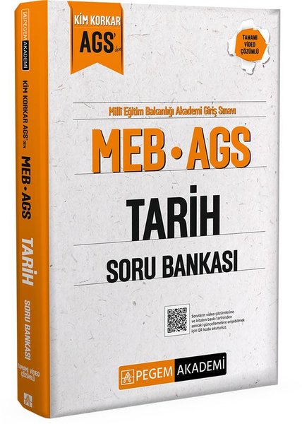 MEB AGS Kim Korkar Tarih Soru Bankası Tamamı Çö...