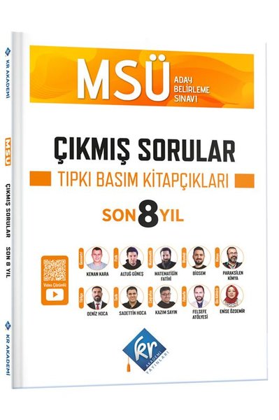 MSÜ Çıkmış Sorular Son 8 Yıl Tıpkı Basım Kitapç...