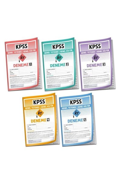 KPSS Lisans Genel Yetenek Genel Kültür 5'li Den...