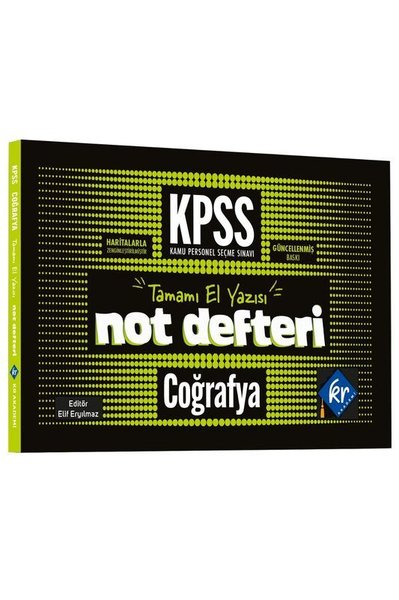 KPSS Coğrafya El Yazısı Konu Anlatım Defteri