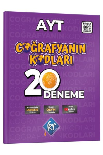 Coğrafyanın Kodları AYT Coğrafya Çözümlü 20 Deneme