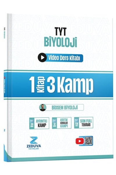 Biosem TYT Biyoloji 1 Kitap 3 Kamp Video Ders K...