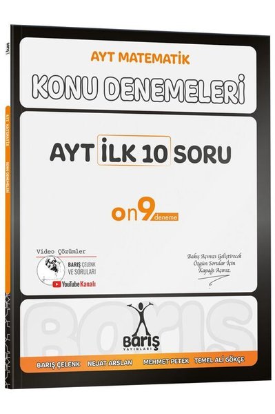 AYT İlk 10 Soru Konu Denemeleri