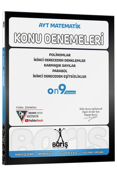 AYT Matematik Polinomlar İkinci Dereceden Denkl...