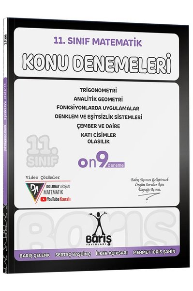 11. Sınıf Matematik Konu Denemeleri