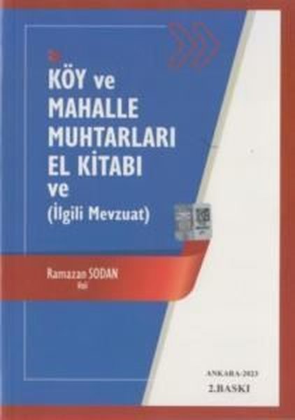 Köy ve Mahalle Muhtarları El Kitabı ve İlgili M...