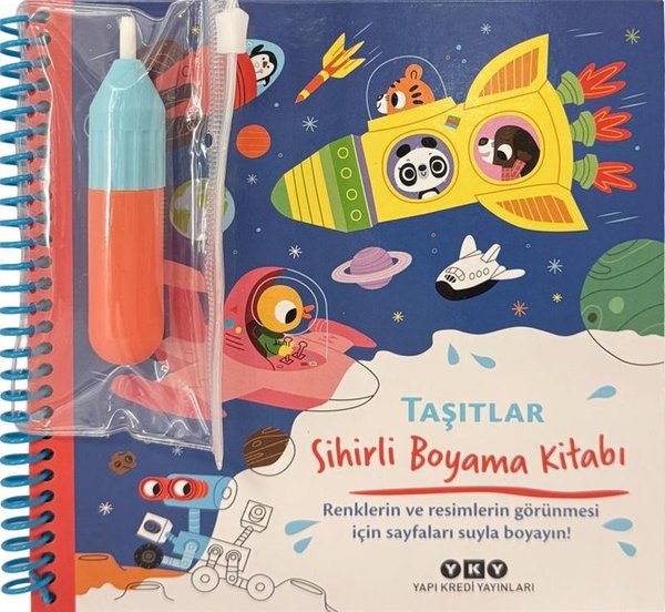 Taşıtlar - Sihirli Boyama Kitabı