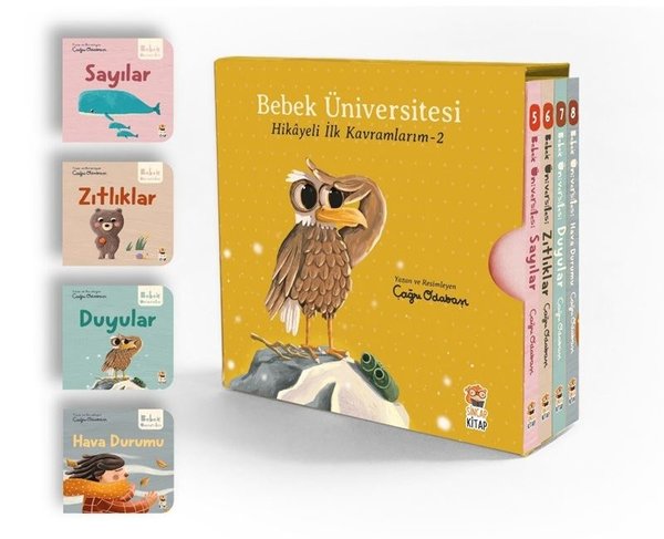 Bebek Üniversitesi 2 Seti - 4 Kitap Takım
