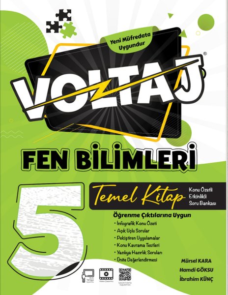 5.Sınıf Fen Bilimleri Voltaj Tk Temel Kitap