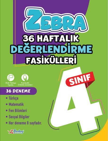 4.Sınıf Zebra 36 Haftalık Değerlendirme Fasiküller