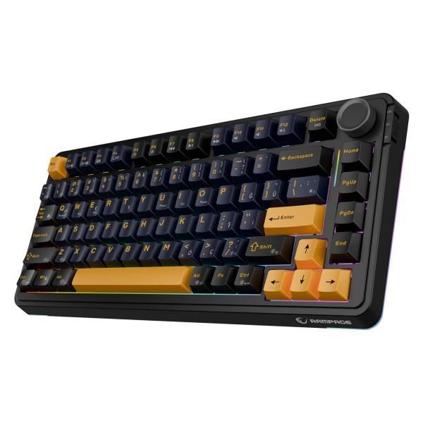 Rampage Quell RGB TKL Oil Switch Kablosuz Mekanik Oyuncu Klavyesi