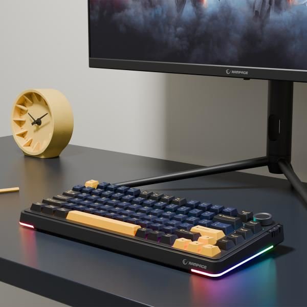 Rampage Quell RGB TKL Oil Switch Kablosuz Mekanik Oyuncu Klavyesi