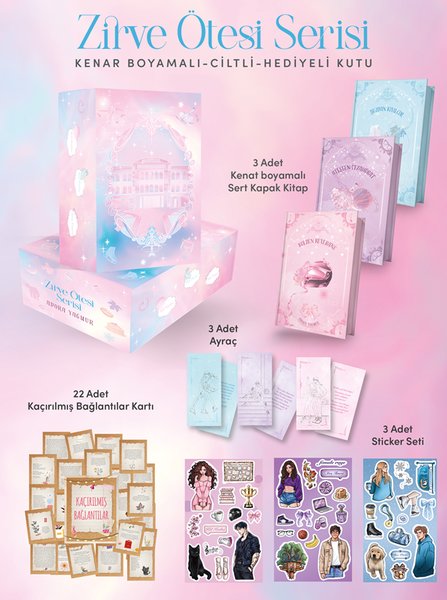 Zirve Ötesi Serisi Yan Boyamalı Seti - 3 Kitap ...