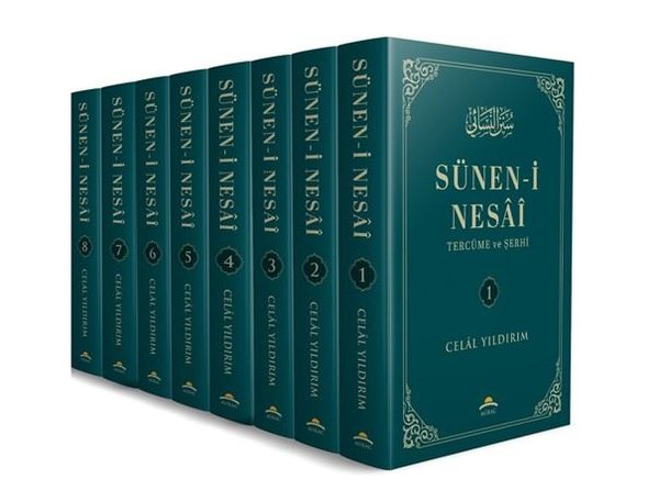 Sünen-i Nesai Tercüme ve Şerhi Seti - 8 Kitap T...