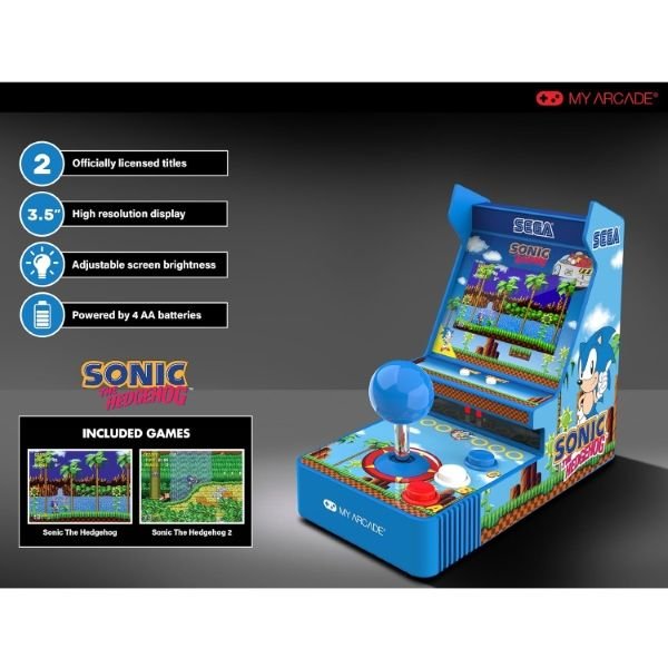 My Arcade 17Cm Sonic The Hedgehog Retro Konsol