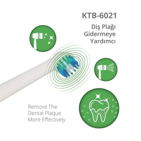 Kiwi KTB-6021 Pilli Diş Firçası