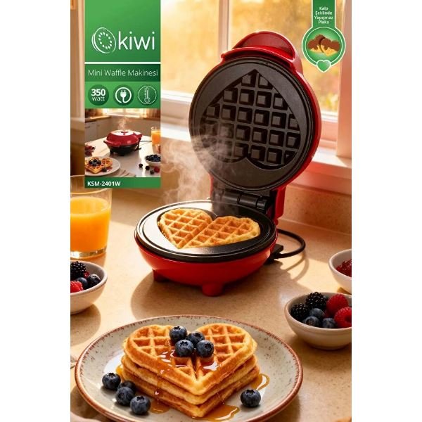 Kiwi KSM-2401 Mini Waffle Makinesi