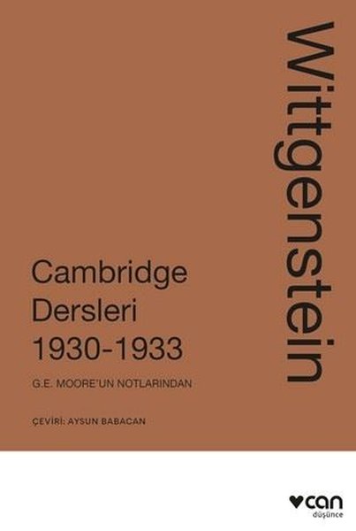 Wittgenstein: Cambridge Dersleri 1930 - 1933 (Brian Rogers