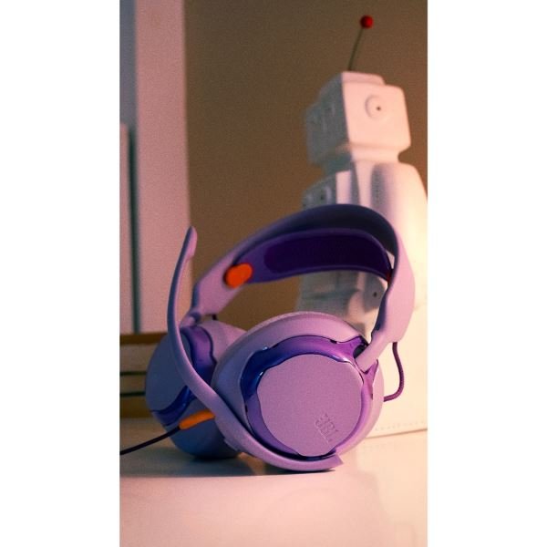 JBL Quantum 250 Gaming Kablolu Kulak Üstü Kulaklık Mor