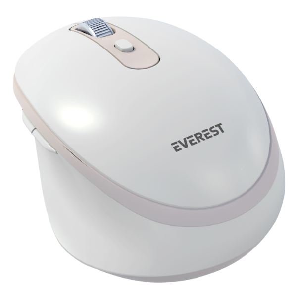 Everest SM-BT42 Kablosuz Mouse, Pembe – Beyaz
